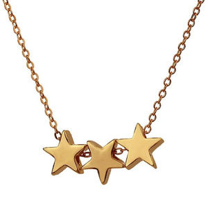 BRAND NEW ** BEAUTIFUL THREE WISHES STAR NECKLACE
